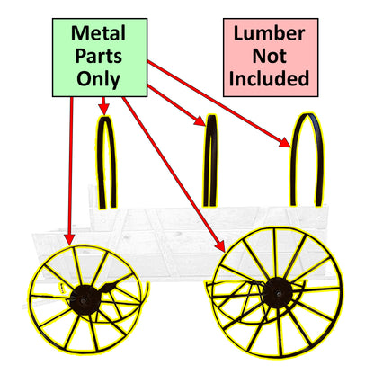 Wagon, Metal Parts Only