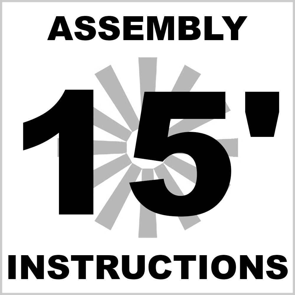 Assembly Instructions for 47" Head / 15' Windmill