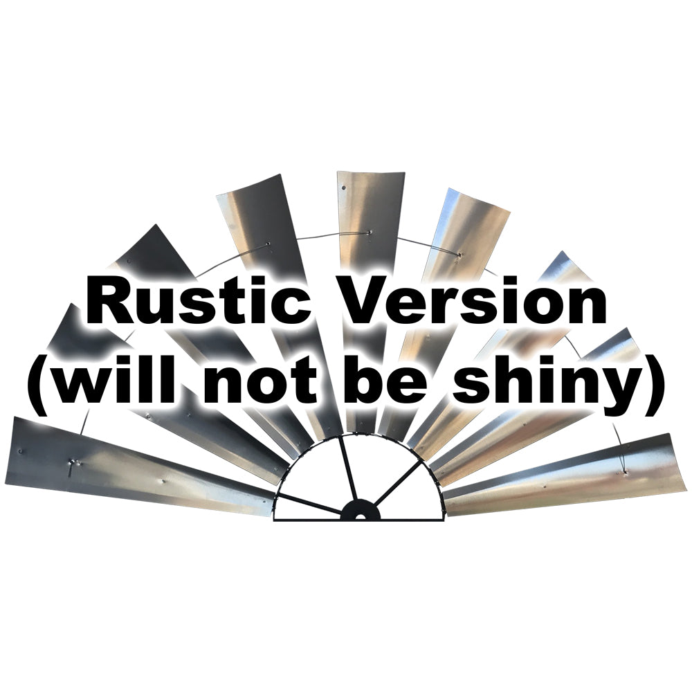 120" Rustic Fan (Half)